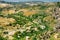 Summer Andalusian Lanscape Near Ronda, Malaga, Spain