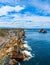 Summer Atlantic Ocean coastline.