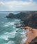 Summer Atlantic rocky coast (Algarve, Portugal