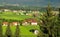 A summer Austrian alpine landscape near Innsbruck,