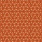 Summer autumn fabric pattern of simple white and yellow leaves isolated on an orange red background