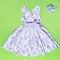 Summer Baby Girls Lace Layers Plaid Dress