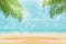 Summer on beach isolated background.Holiday concept.