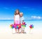 Summer Beach Vacation Happiness Energy Kids Concept