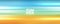 Summer Beach. Vibrant blurred color gradient background with horizontal dynamic lines.