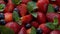 summer berries strawberries, blackberries, blueberries and mint rotate