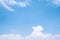 Summer blue sky cloud gradient light white background