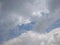 Summer blue sky cloud gradient light white background