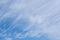 Summer blue sky cloud gradient light white background. Beauty clear cloudy in sunshine calm bright winter air bacground. Gloomy