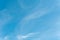 Summer blue sky soft clear Cloudy background. Puffy Cloud move b