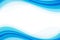 Summer blue water wave abstract or natural curving line background
