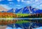 Summer Boating on a Calm Patricia Lake in Jasper National Park