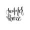 Summer breeze - hand lettering inscription text positive quote