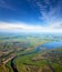 Summer calm day on the plain river