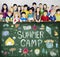 Summer Camp Adventure Exploration Enjoyment Concept