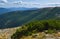 Summer Carpathian mountains view. Stony Gorgany massif, Ukraine