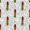 Summer cartoon food seamless ice cream pattern for wrapping paper and fabrics and kids print and spring accessories