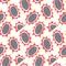Summer cartoon seamless dragon fruit pattern for wrapping paper and fabrics and kids clothes print