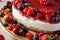 Summer cheesecake with berries