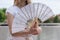 Summer Chic: Cooling Off with an Elegant Lace Hand Fan