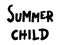 Summer child poster