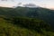 Summer on Chornohora mountain ridge in Carpathian mountains