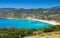 Summer coastal landscape of Corsica