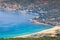 Summer coastal landscape of French island