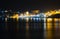 Summer coastline night view (Albania)