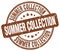 summer collection brown stamp