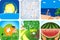 Summer collection icons