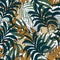 Summer colorful hawaiian seamless pattern with tropical plants.  Colorful stylish floral.Trendy summer Hawaii print.