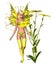 Summer Corn Marigold Fairy