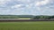 Summer Countryside Fields. Distant fields landscape.