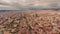 Summer day barcelona cityscape aerial panorama 4k time lapse spain