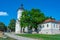 Summer day at Capriana monastery in Moldova