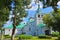 Summer day at Church of the Assumption in Assumption monastery in Alexandrov, Russia