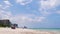 Summer day miami beach day life panorama 4k time lapse florida usa