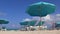 Summer day miami south beach classic panorama 4k florida usa