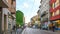 Summer day milan city porta ticinese street view 4k time lapse italy