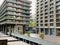 Summer day relax at the Barbican Estate of the City of London, United Kingdom