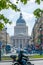 Summer Day on a Street of Paris With a View of Pantheon