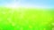 Summer defocused sky grass blur, green blue bokeh natural background. Light seamless abstract shine background.