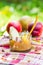 Summer drink garden smoothie pears nectarines raisins