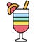 Summer drinks icon, Summer vacation related vector