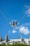 A summer funfair in the Tuileries Gardens, in the center of Par