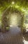 Summer garden arch