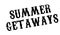 Summer Getaways rubber stamp