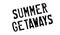 Summer Getaways rubber stamp