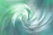 Summer green and blue spiral abstract gradient background